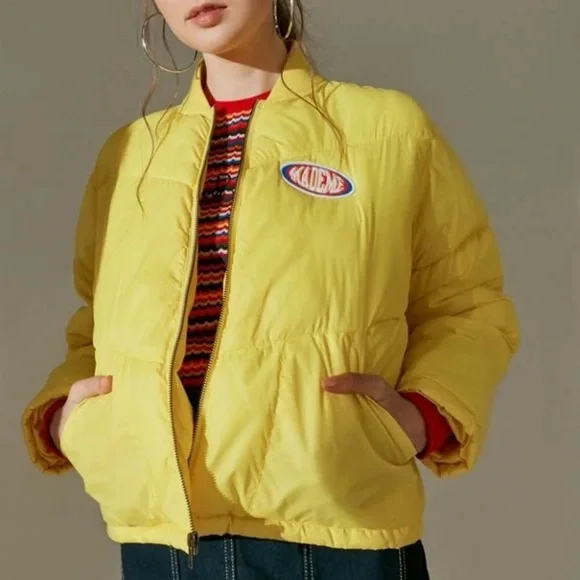 Vibrant Yellow Puffer Jacket - Picture 7 of 7